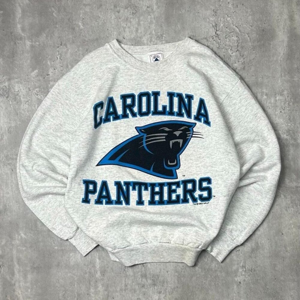 Vintage 90s Carolina Panthers NFL Logo Sweatshirt Retro Football Men Women Shirt